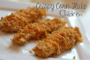 crispy corn flake chicken - Life in the Green House